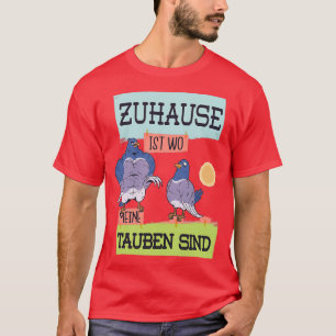 duivenduivenduiven die duivenduiven rennen grappig t-shirt