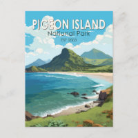 Duiveneiland Nationaal Park Saint Lucia Travel Art