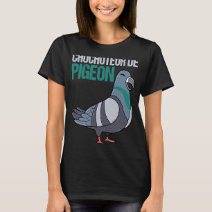 Duivenfluisteraar Columbidae Vleugeltjes Gevederde T-shirt