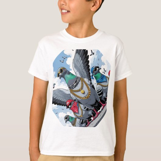 Duivenkap 3 t-shirt (Voorkant)