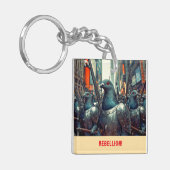 Duivenleger Sleutelhanger (Voorkant Links)