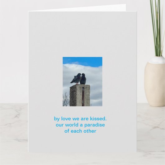 duivenliefde kaart (Voorkant)