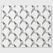 duivenontwerp cadeaupapier (Vlak)
