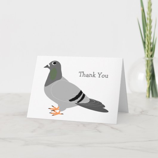 Duivenontwerp Dank u Bedankkaart (Voorkant)