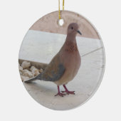 Duivenversiering, aanpasbaar keramisch ornament (Links)