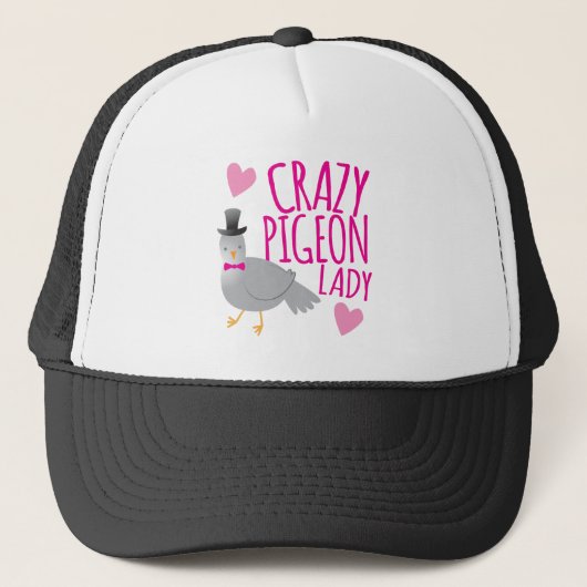 duivenvrouw trucker pet (Voorkant)