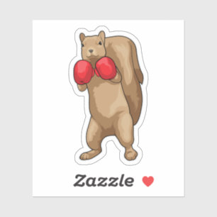 Duizelboxer Boxer handschoenen Sticker