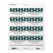 Duizelend Retro-bladplaatlabels Etiket (Full Sheet)