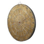 Duizelende rimpels van Gold Pattern Dart Boards Dartbord (Voorkant Rechts)