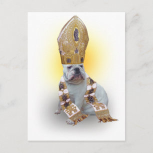 Duizelende stierenhond briefkaart