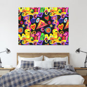 Duizeligheid van de geest canvas afdruk (Insitu (Slaapkamer))