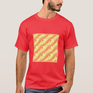 Duizelingwekkend kleurrijk abstractiepatroon t-shirt