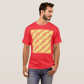 Duizelingwekkend kleurrijk abstractiepatroon t-shirt (Voorkant volledig)