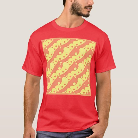 Duizelingwekkend kleurrijk abstractiepatroon t-shirt (Voorkant)