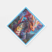 Duizelingwekkende draak servet (Hoek)