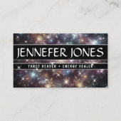 Duizelingwekkende Galaxy Nebula Glitter Sprankelen Visitekaartje (Voorkant)