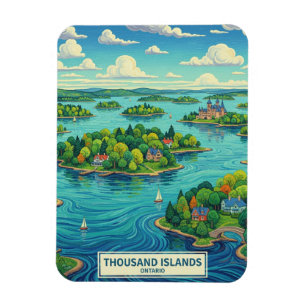 Duizend Eilanden Ontario Canada Magneet