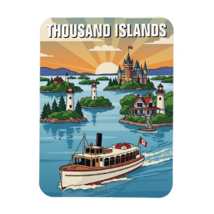 Duizend Eilanden Ontario Canada Magneet