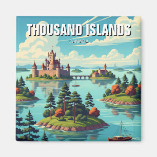 Duizend eilanden Ontario Canada Magneet