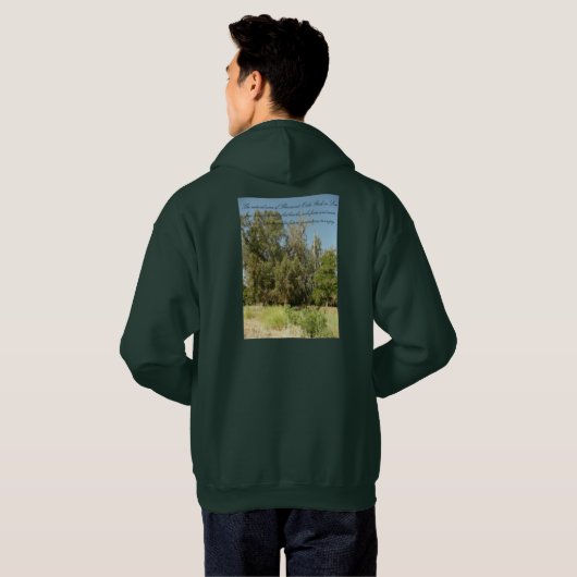 Duizend Oaks park huis aan wilde dieren Hoodie (Achterkant volledig)