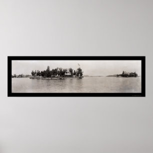 Duizenden eilanden, New York Foto 1909 Poster
