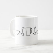 Duizenden koffie koffiemok (Voorkant links)