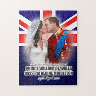 Duke & Duchess van Cambridge Wedding Puzzle Legpuzzel