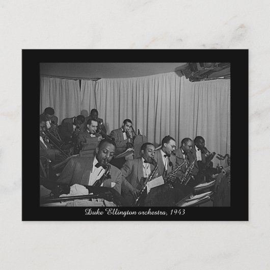 Duke Ellington orchestra, 1943 Briefkaart (Voorkant)
