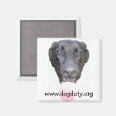 Duke Head, www.dogduty.org Magneet (Voorkant / Achterkant)