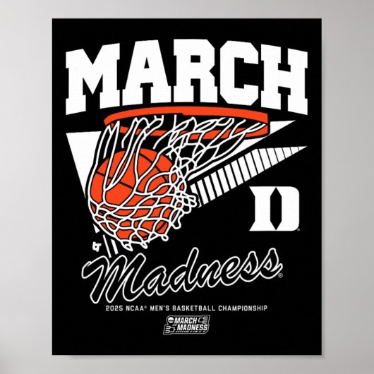 Duke Sketll - 2025 March Madness Sketll - Ncaa Poster (Voorkant)