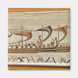 Duke William en zijn vloot kruisen het Kanaal Magneet