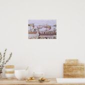 Duke William en zijn vloot Poster (Keuken)