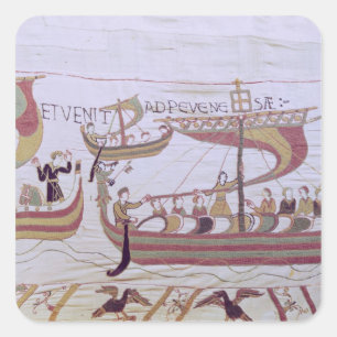 Duke William en zijn vloot Vierkante Sticker