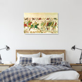 Duke William Exhorts zijn troepen Canvas Afdruk (Insitu (Slaapkamer))