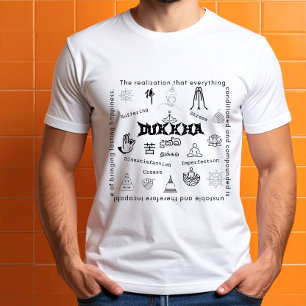 Dukkha: De Eerste Nobele Waarheid Doodle T-shirt