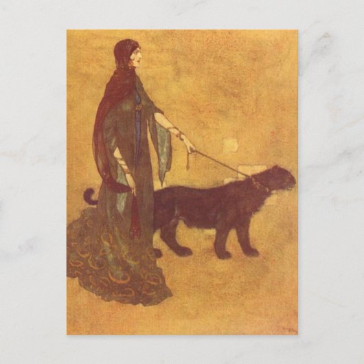 Dulac's Arabische Nights Briefkaart (Voorkant)