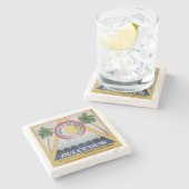 Dulce Dew Marble Onderzetter (Zijkant)