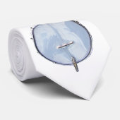 DULCIJO -STROPDAS -ON WHITE STROPDAS (Opgerold)