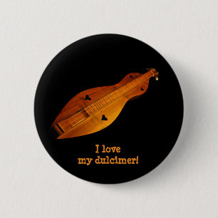 DulcimeerButton Ronde Button 5,7 Cm