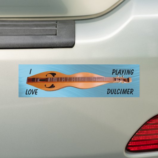 DULCIMER-BUMPERSTICKER BUMPERSTICKER (Op auto)
