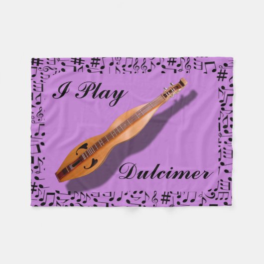DULCIMER FLEECE DEKEN (Voorkant (Horizontaal))