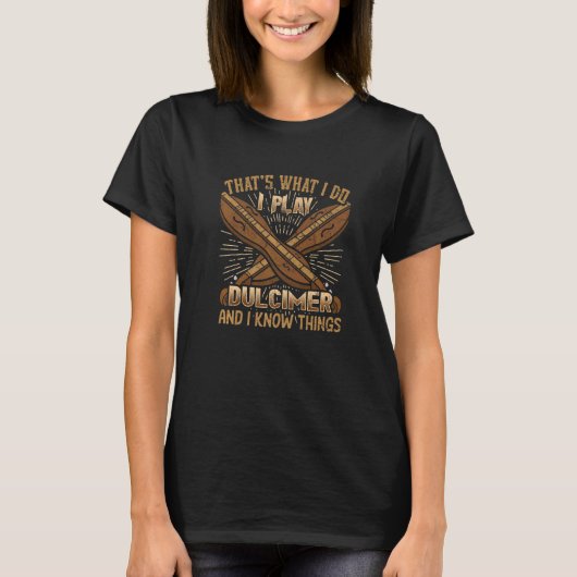 Dulcimer Guitar Dulcimer 2 T-shirt (Voorkant)