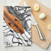 DULCIMER-KITCHEN TOWEL THEEDOEK (Quarter Fold)