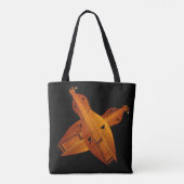 Dulcimer Musical Instruments Canvas tas (Achterkant)