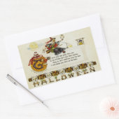 Dull Care Away Rechthoekige Sticker (Envelop)