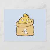 Dull Chick, volle zak Briefkaart (Voorkant)