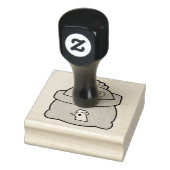 Dull Chick, volle zak Rubberstempel (Stempel)