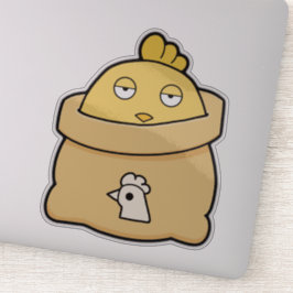 Dull Chick, volle zak Sticker