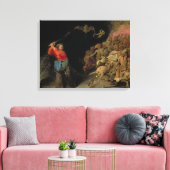 Dulle Griet die hel Canvas Afdruk (Insitu (Woonkamer))