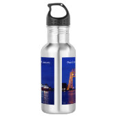 Duluth Aerial Lift Bridge & bouteille John G. Muns (Dos)